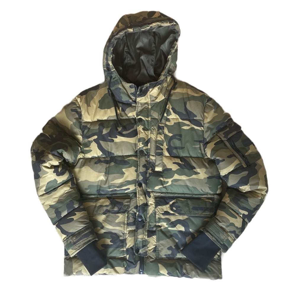 ZARA ORIGINAL DENIM “1975” CAMO COAT